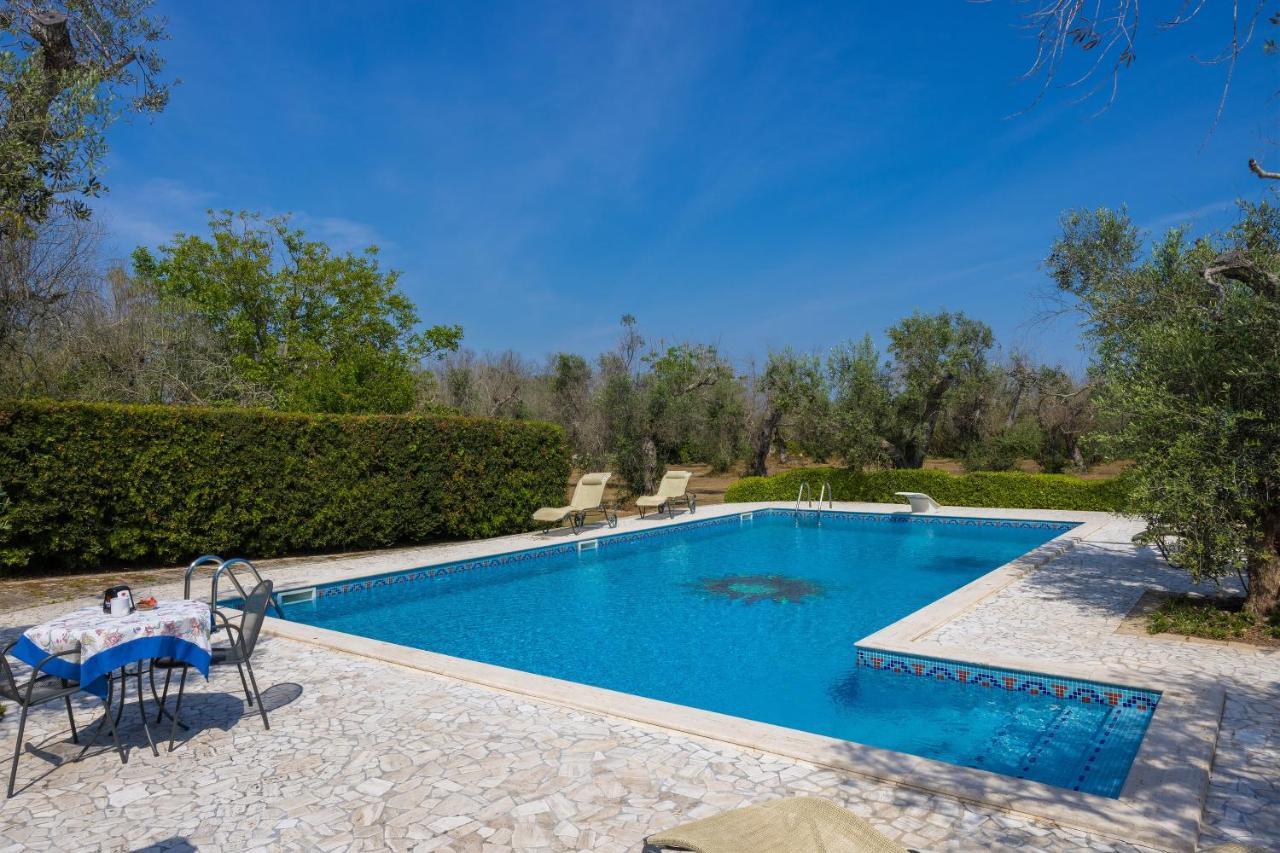 לינה וארוחת בוקר אוג'אנו לה קייזה Casa Ulmi Con Piscina מראה חיצוני תמונה