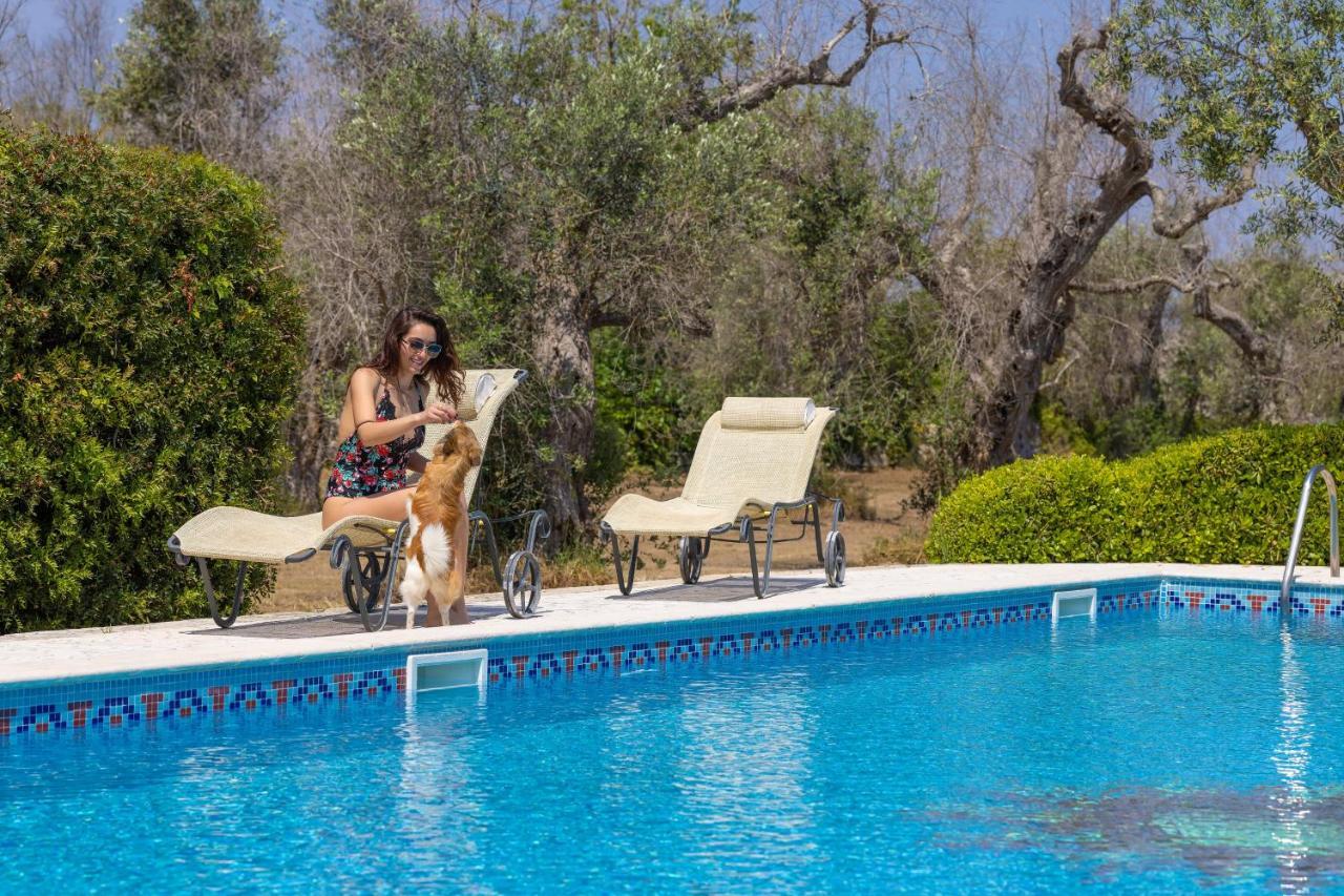 לינה וארוחת בוקר אוג'אנו לה קייזה Casa Ulmi Con Piscina מראה חיצוני תמונה